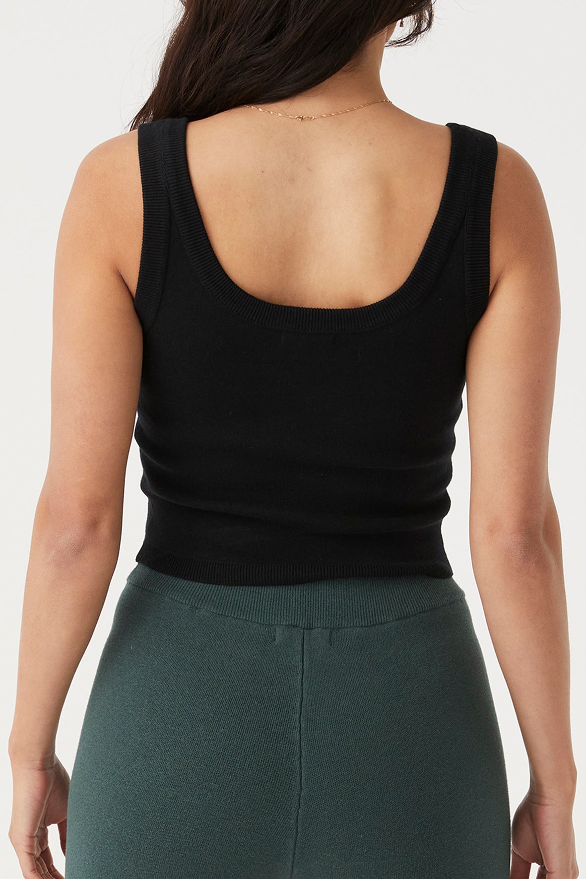 Esta Organic Cotton Tank - Black
