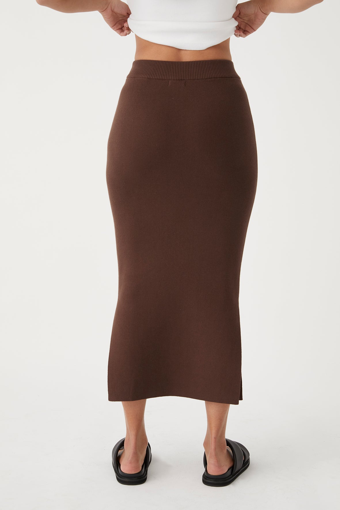 Harper Skirt - Chocolate