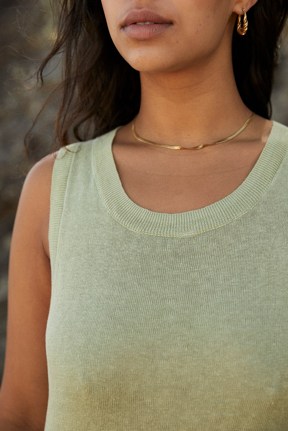 Brie Long Dress - Aloe