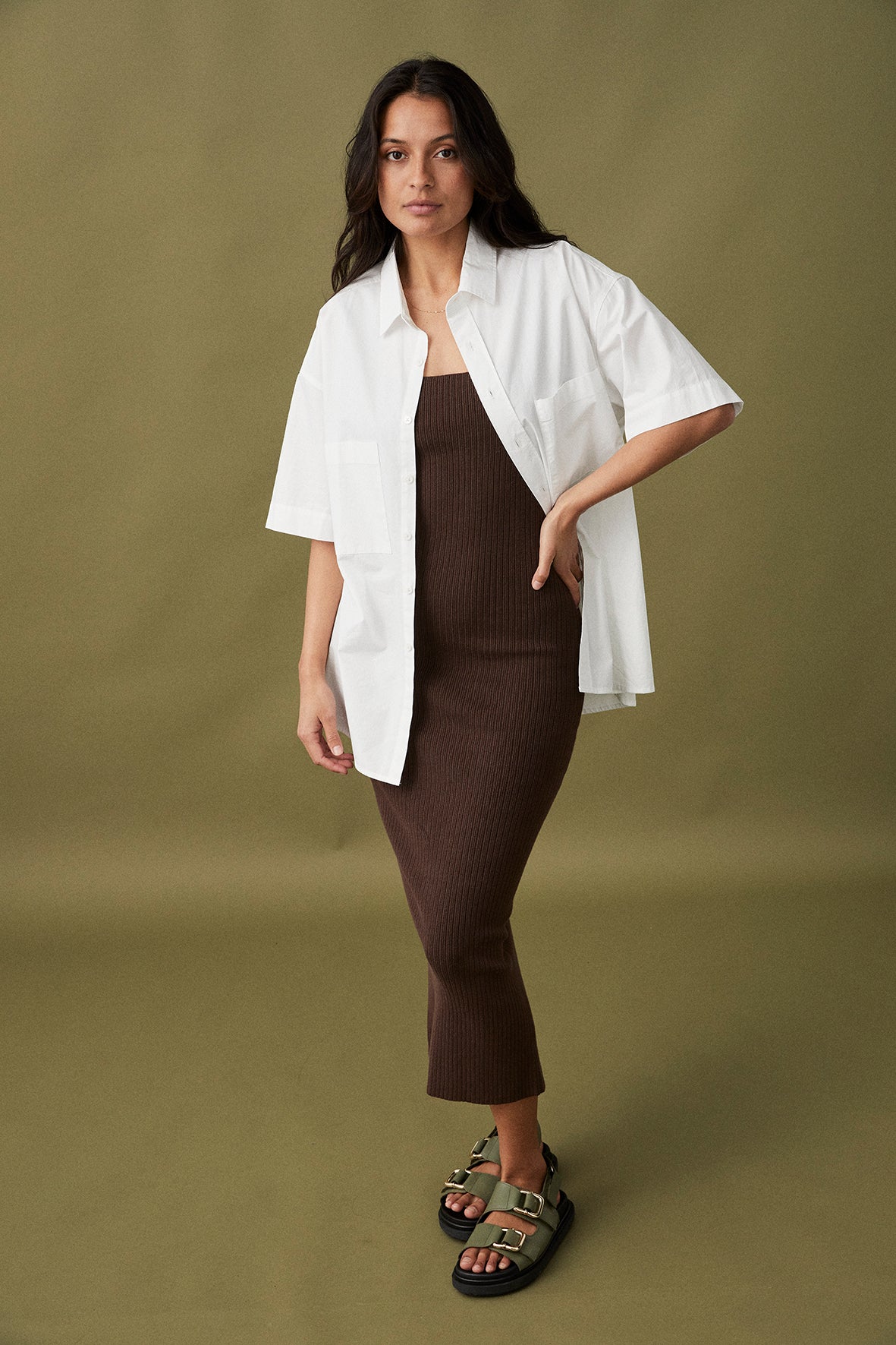 Tully Dress - Chocolate