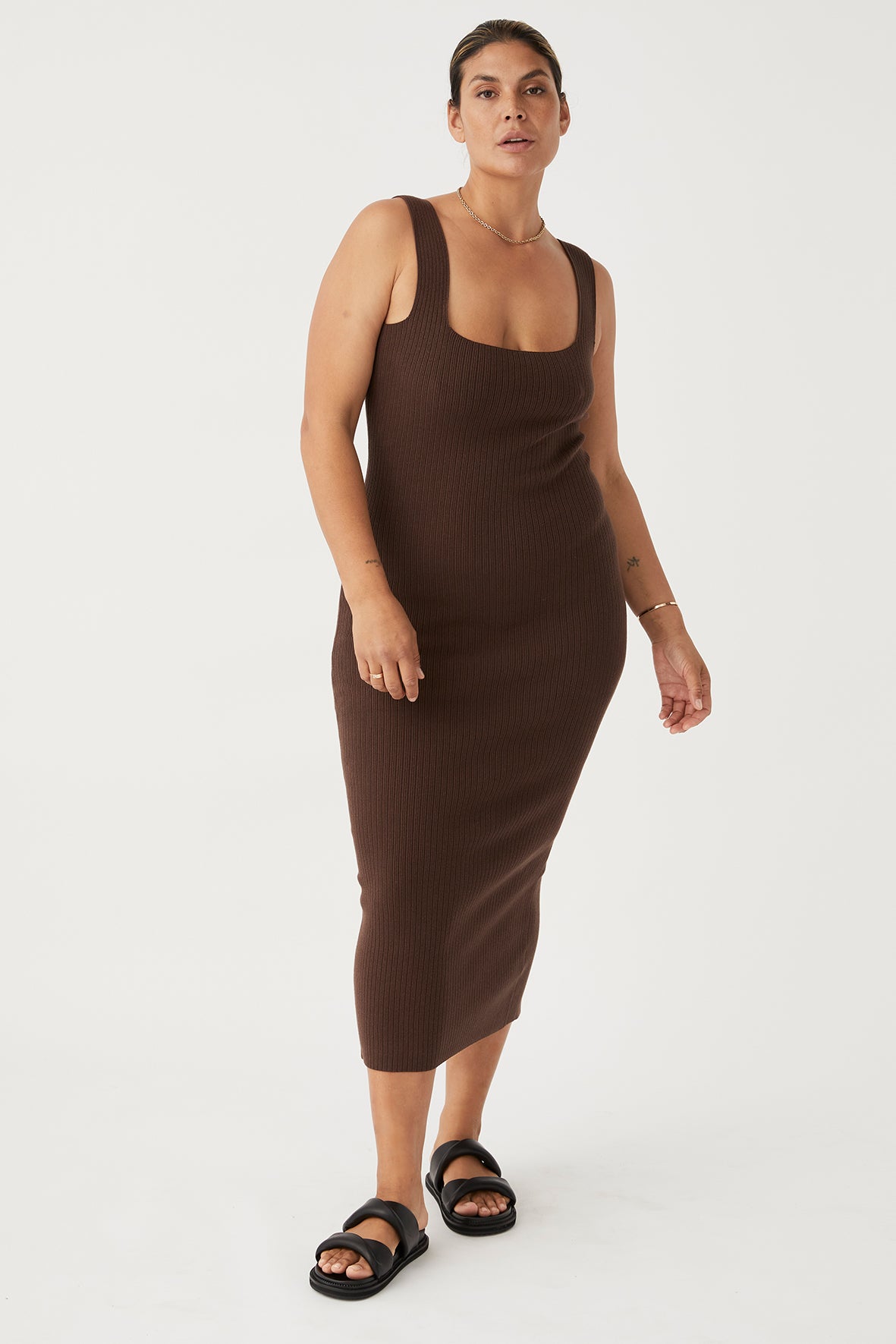 Tully Dress - Chocolate