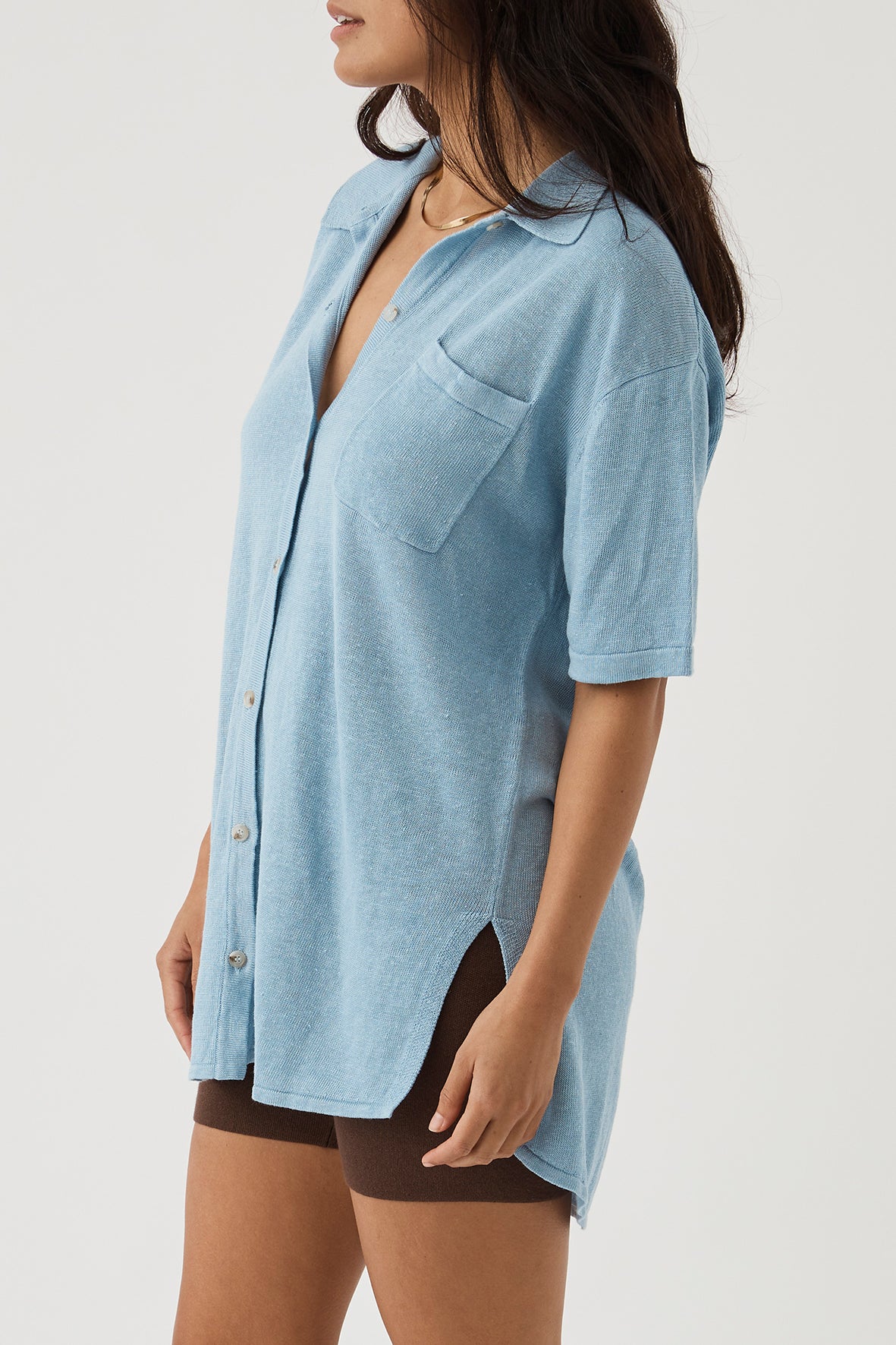Brie Shirt - Sky