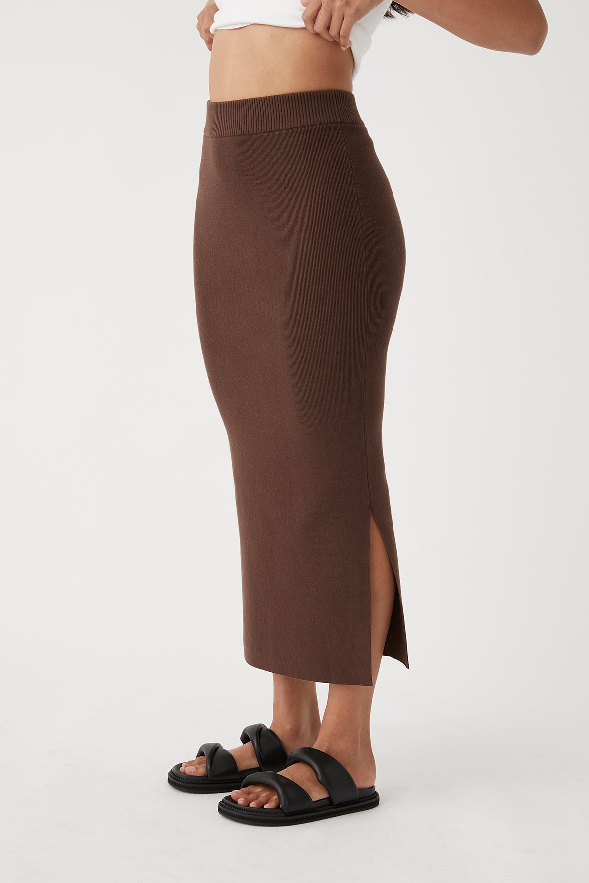 Harper Skirt - Chocolate