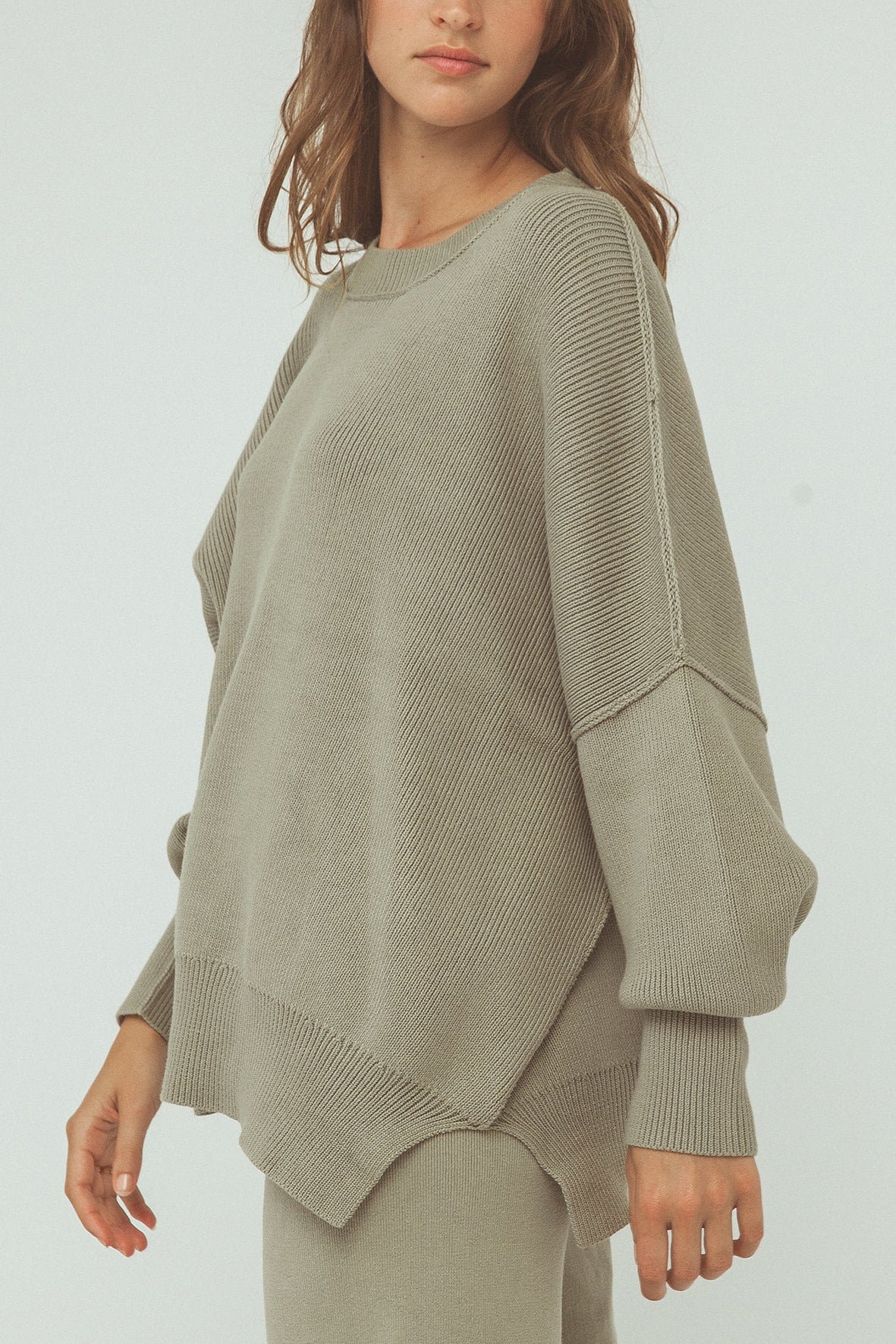 Harper Knit Sweater - Sage