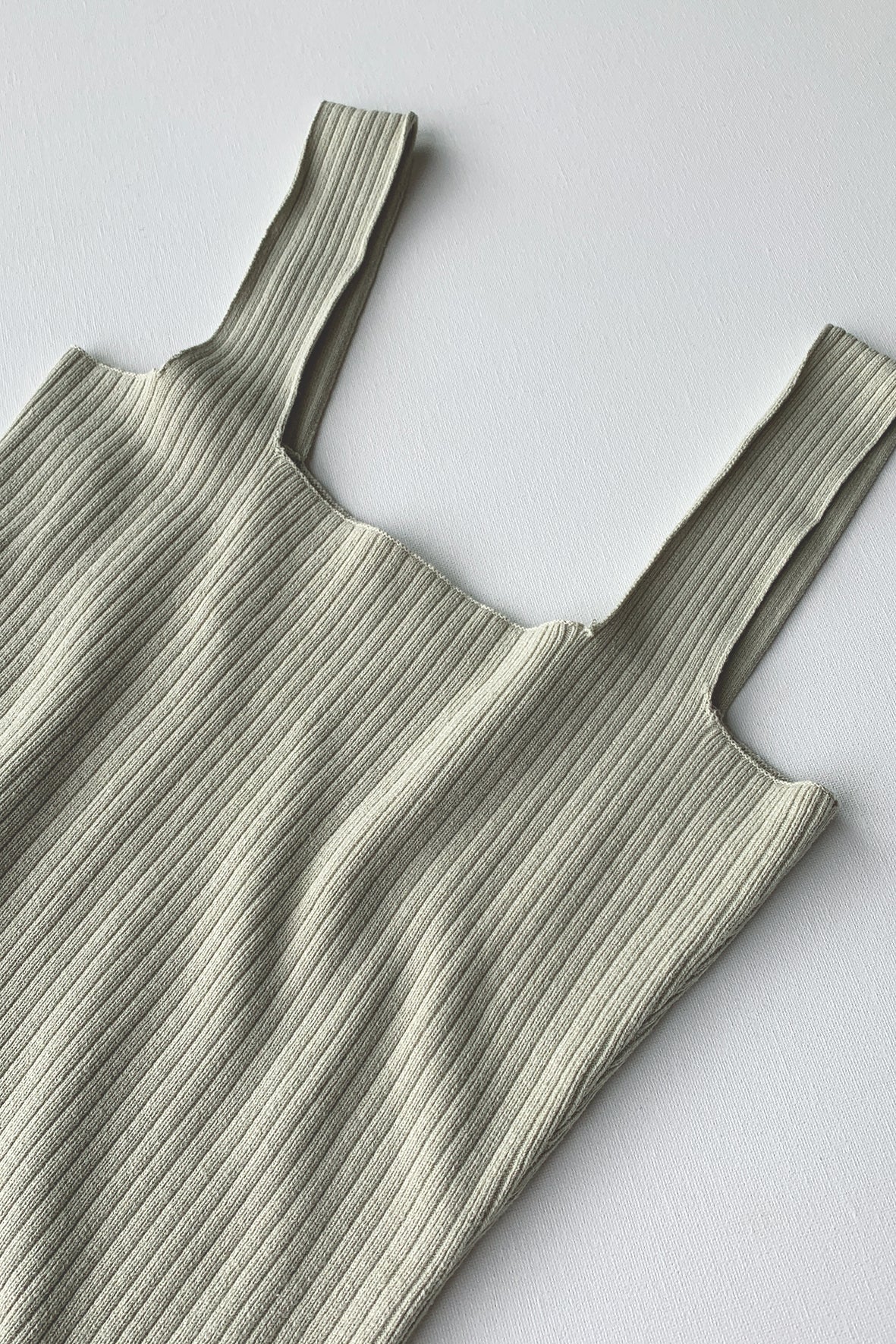 Tully Organic Knit Dress - Milky Sage